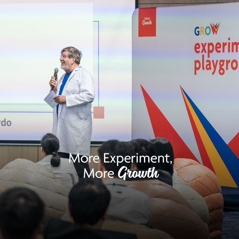 Grow’s Experiment Playground Program พัฒนาศักยภาพ เติบโตสู่การเป็นผู้นำในอนาคต